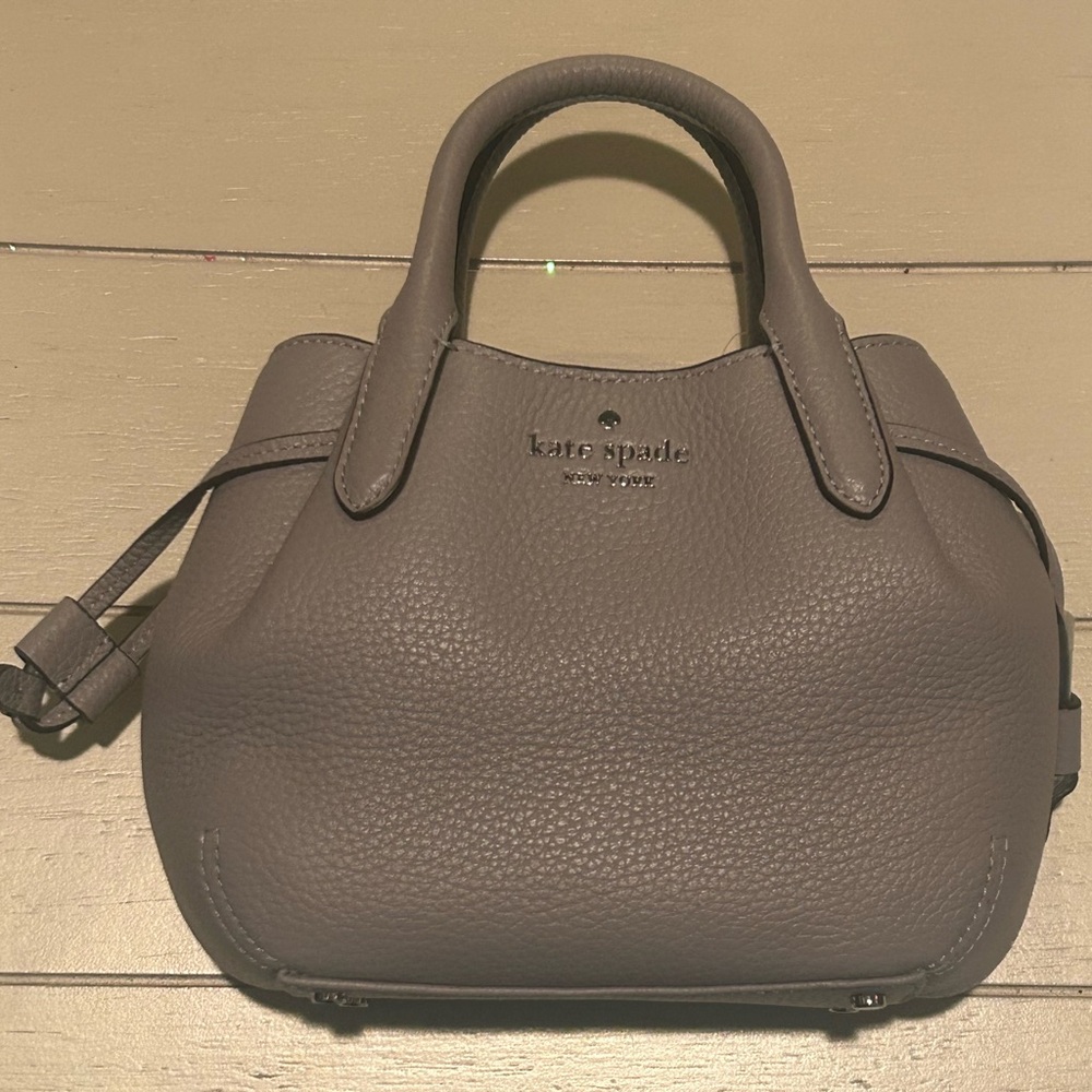 Kate Spade New York Dumpling Mini Satchel in Mountain Grey